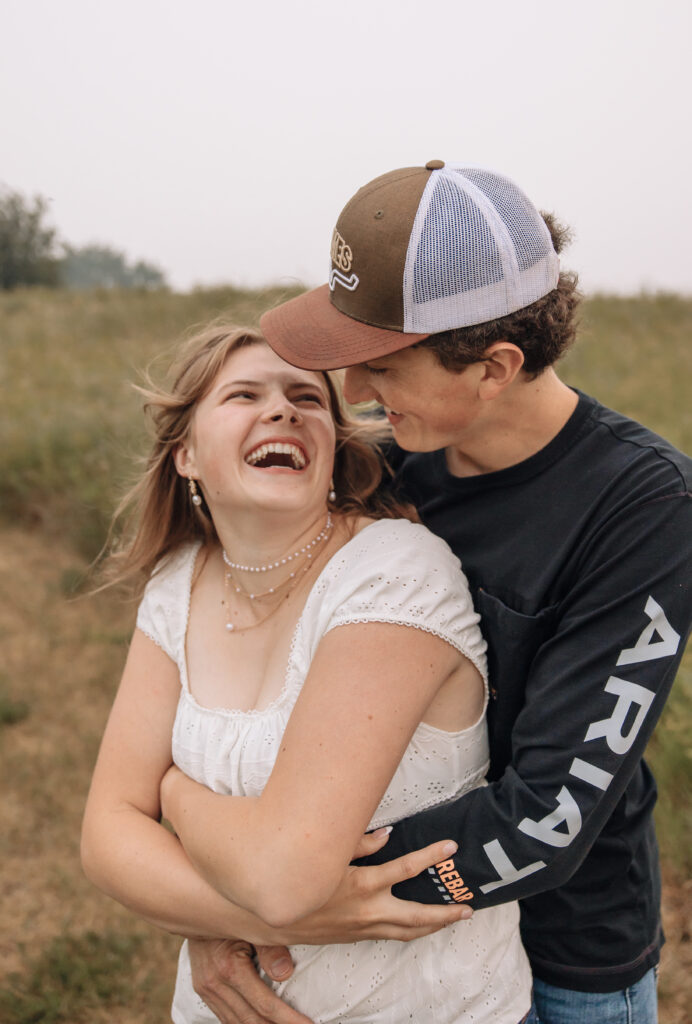 Engagement session at Stephenfield Provincial Park captured by Southern Manitoba photographer.