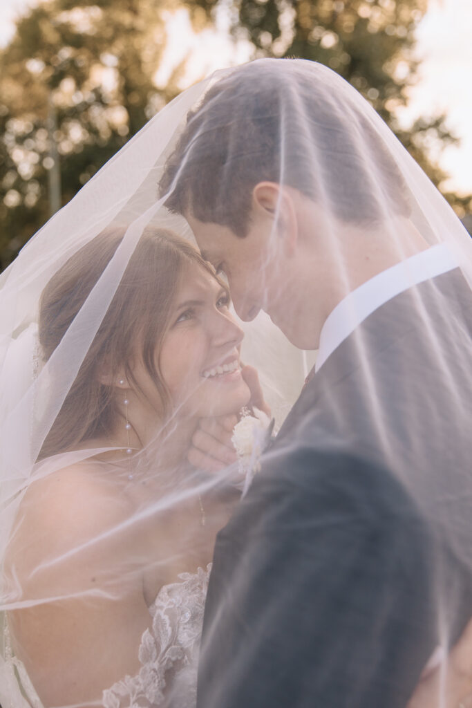 Bride and groom wedding portrait in Winnipeg by Manitoba photographer